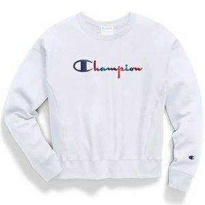 Champion Women’s 3-Color Vintage Logo Crew